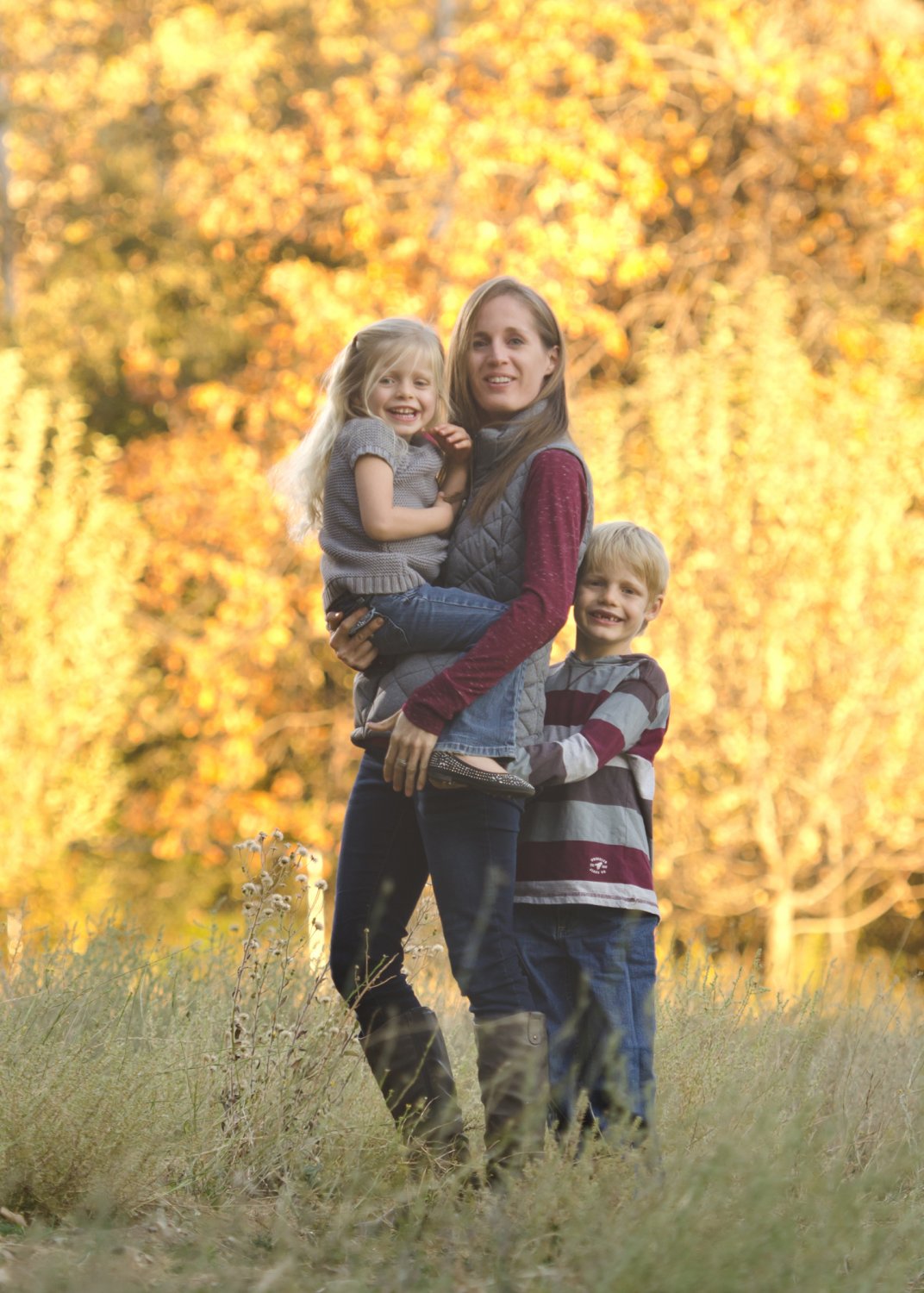 Fall for family portraits - colors that pop! 