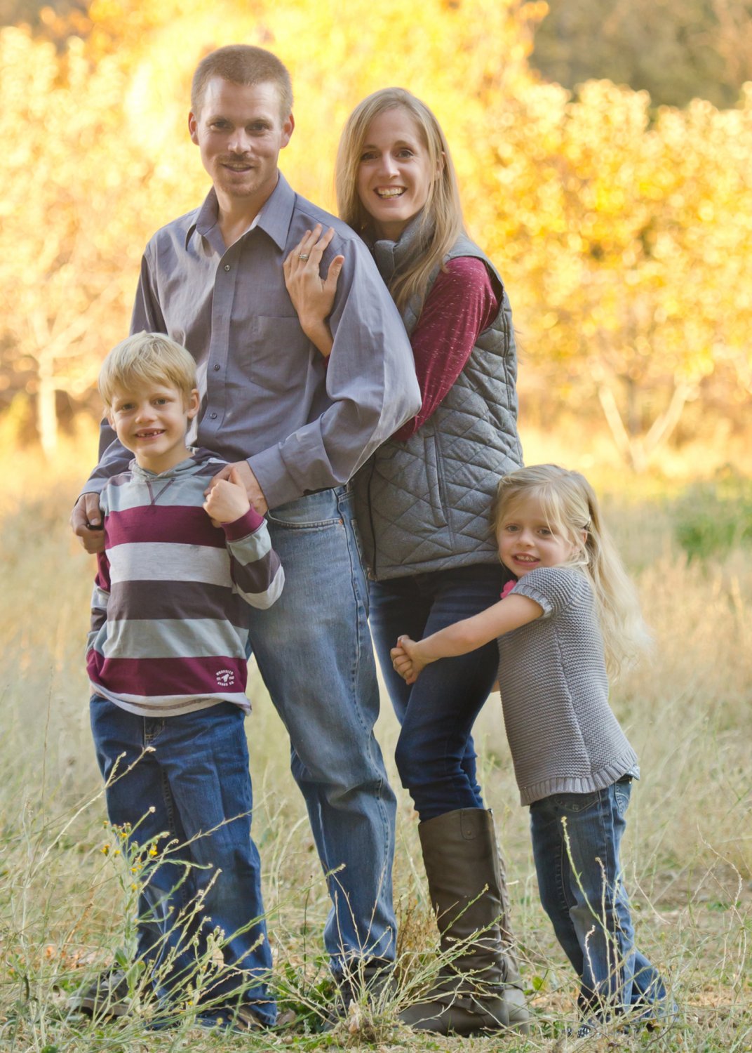 Fall for family portraits - colors that pop! 