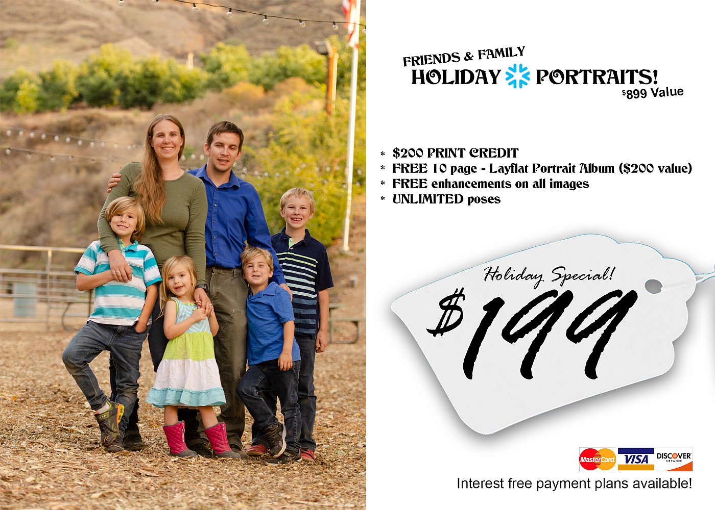 $100 family portrait savings expires soon!